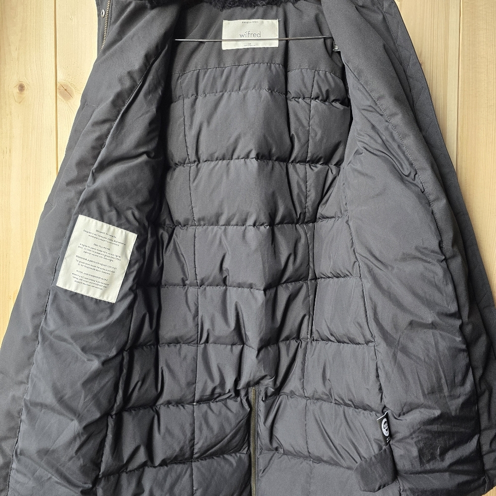Wilfred Northstar Parka Goose Down Coat Black Womens XS - Picture 10 of 14